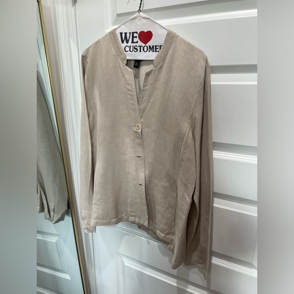 Eileen Fisher jacket shirt